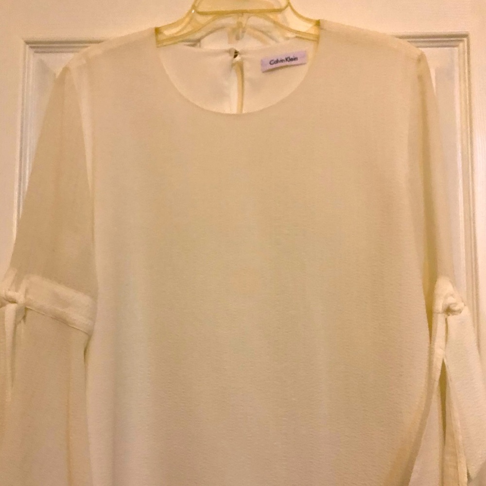 Calvin Klein white blouse